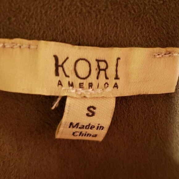 Kori America Green Super Soft suede Feel jacket - Picture 7 of 8